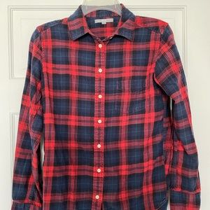 UNIQLO Plaid button down shirt